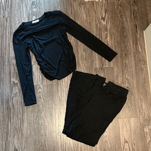 Classic Black Women's Jogger Set
